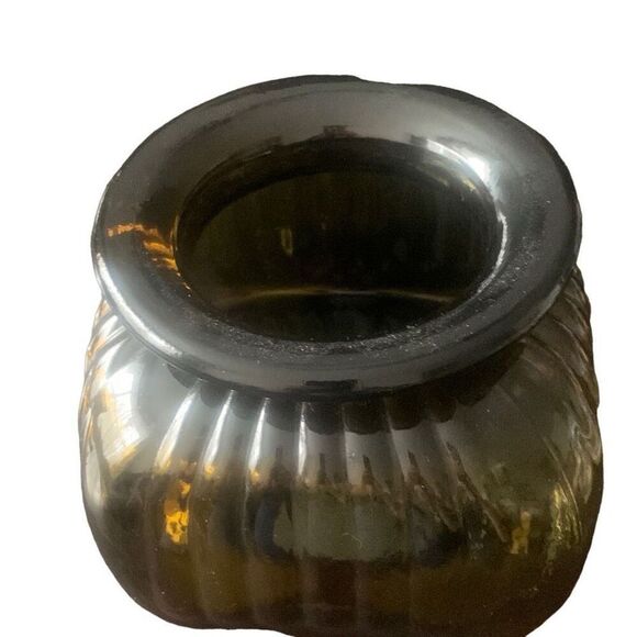 Vintage Artland Apothecary Amber Glass Jar Canister A Charming Addition Rare HTF - Picture 2 of 15